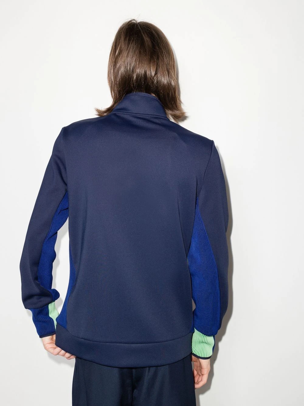 logo-embroidered track jacket - 3