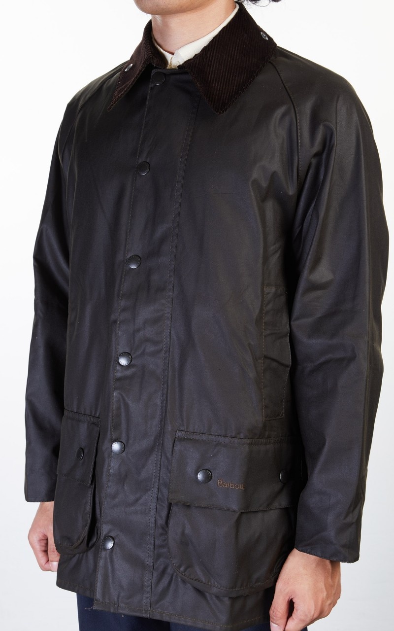 BEAUFORT WAX JACKET OLIVE - 7