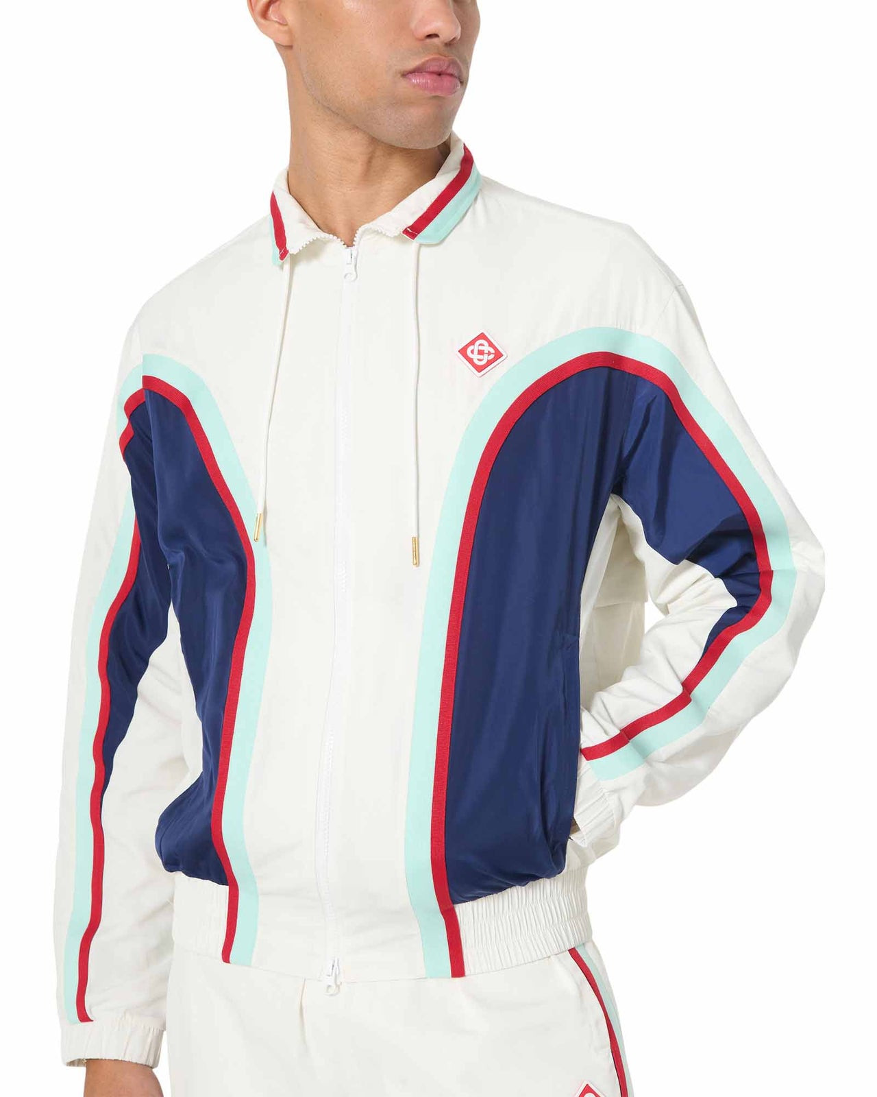 Side Panelled Track Jacket - 5