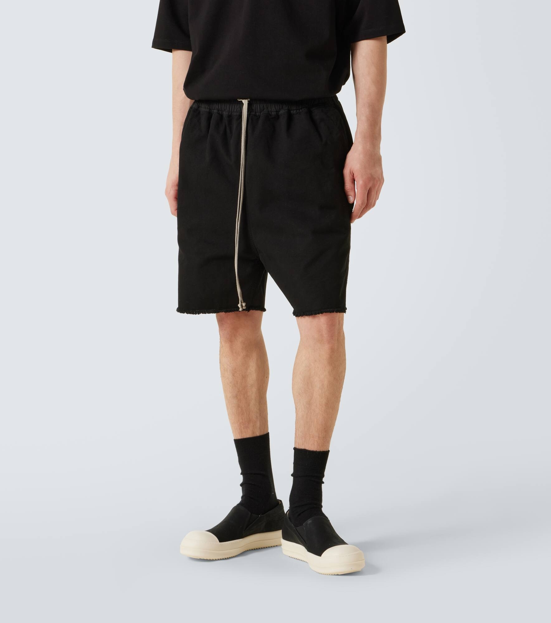 DRKSHDW cotton canvas shorts - 3