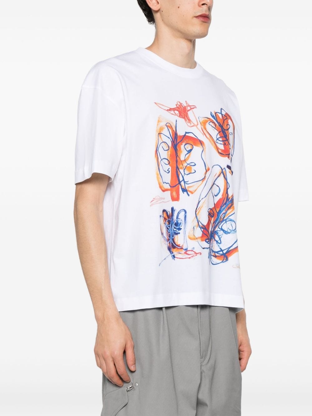x Julian Farade abstract-print T-shirt - 4