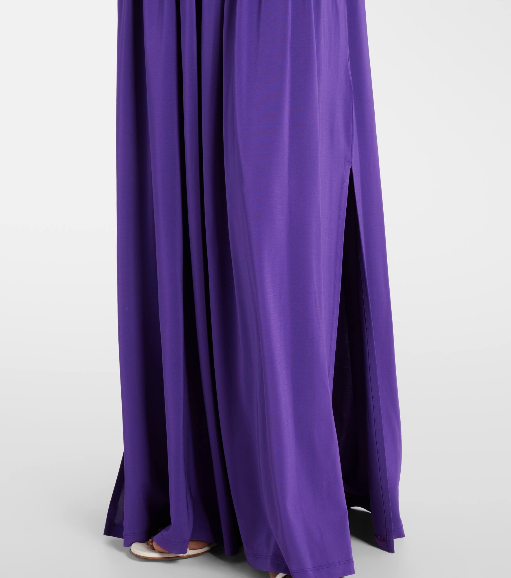 Walter pleated jersey maxi dress - 5