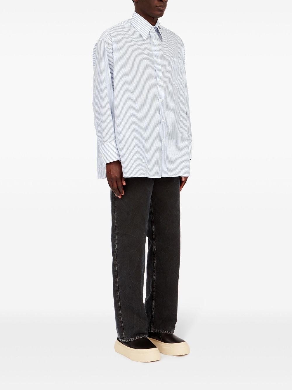logo-print shirt - 3