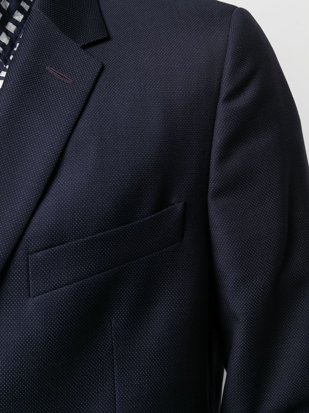 tailored-fit wool suit - 5