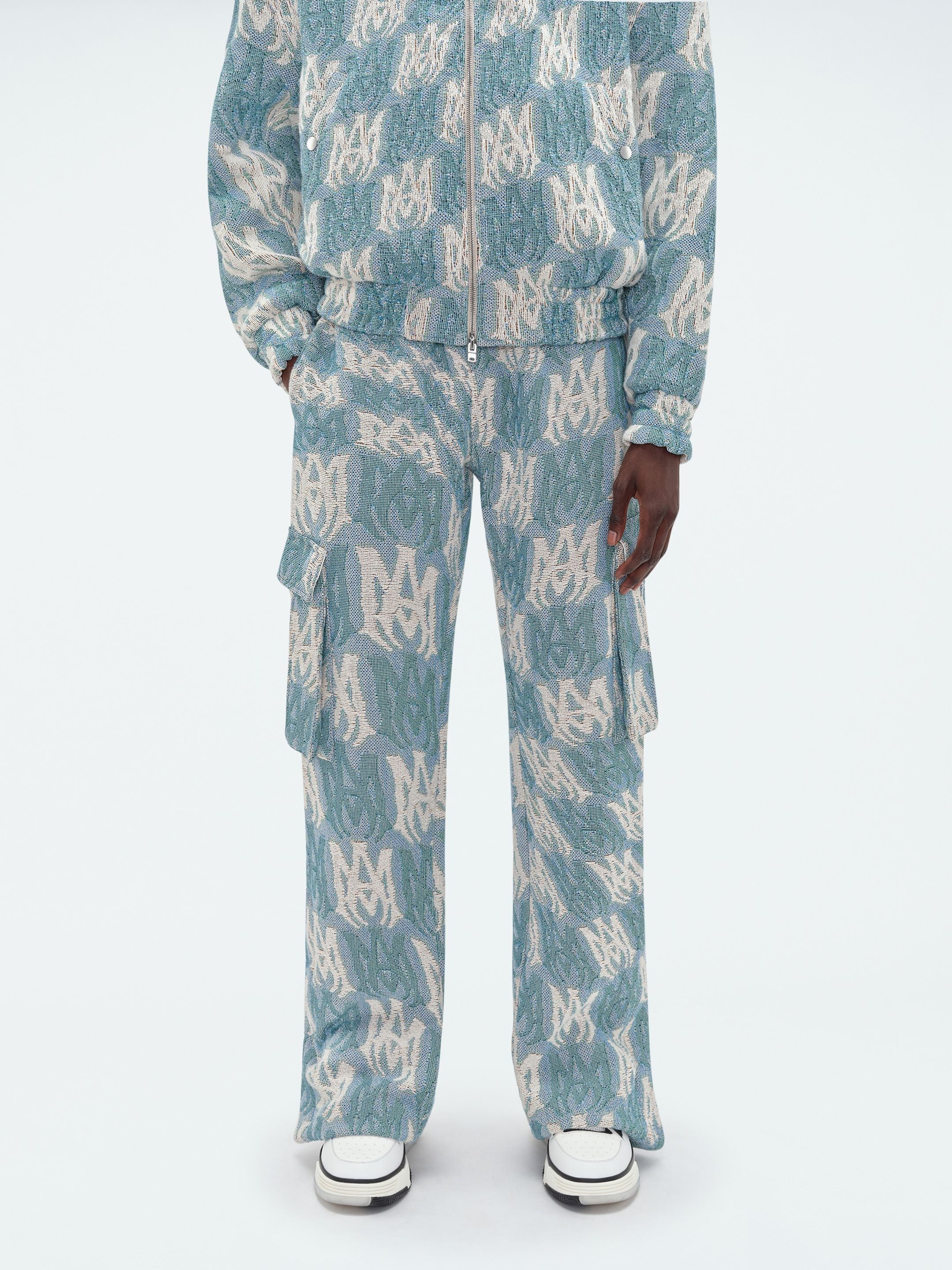 M.A. TAPESTRY CARGO FLARE PANTS - 3