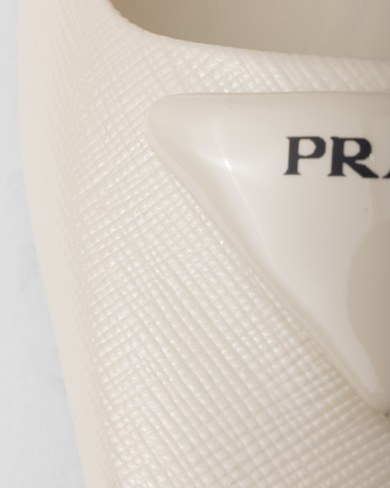 Patent Saffiano leather pumps 6