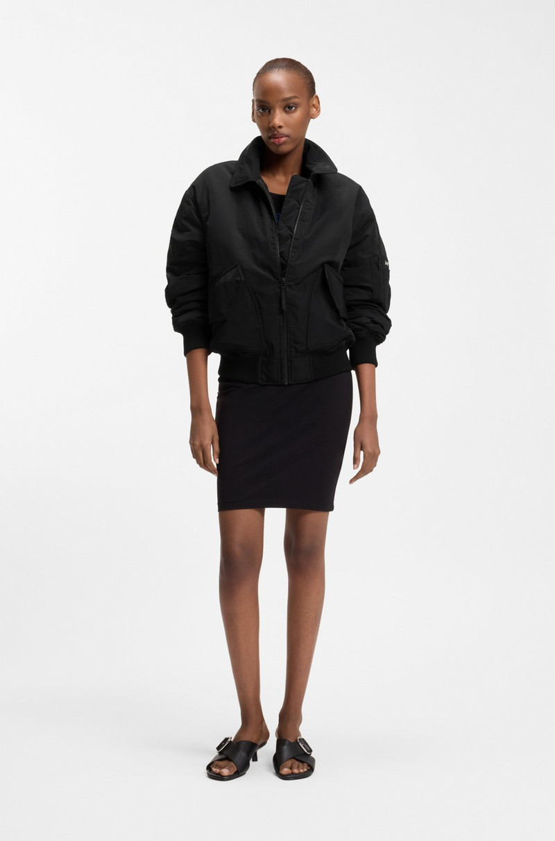 HUGO WATER-REPELLENT JACKET WITH ZIPPED SLEEVE POCKET outlook