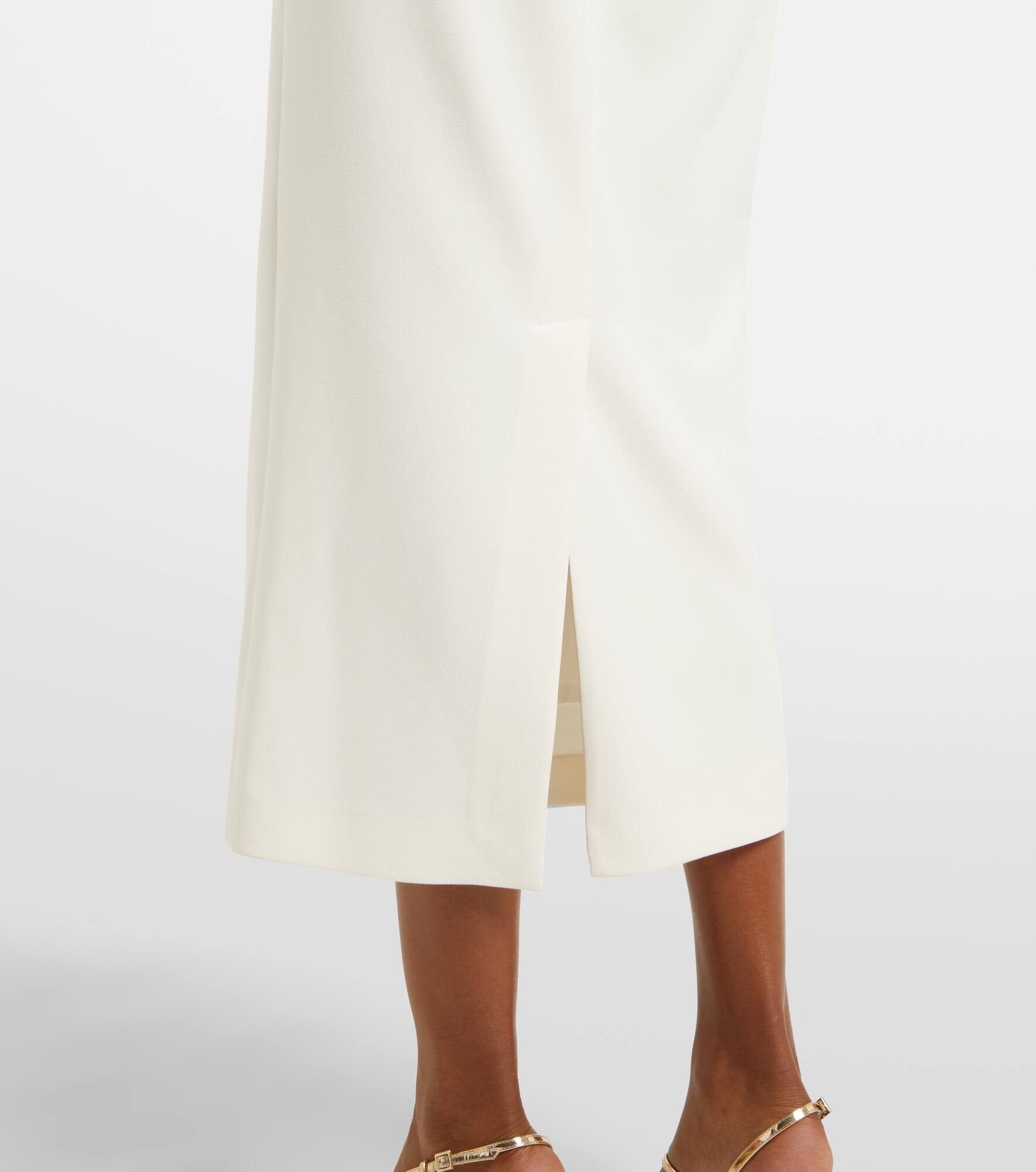 Granalle draped crêpe cocktail dress - 5