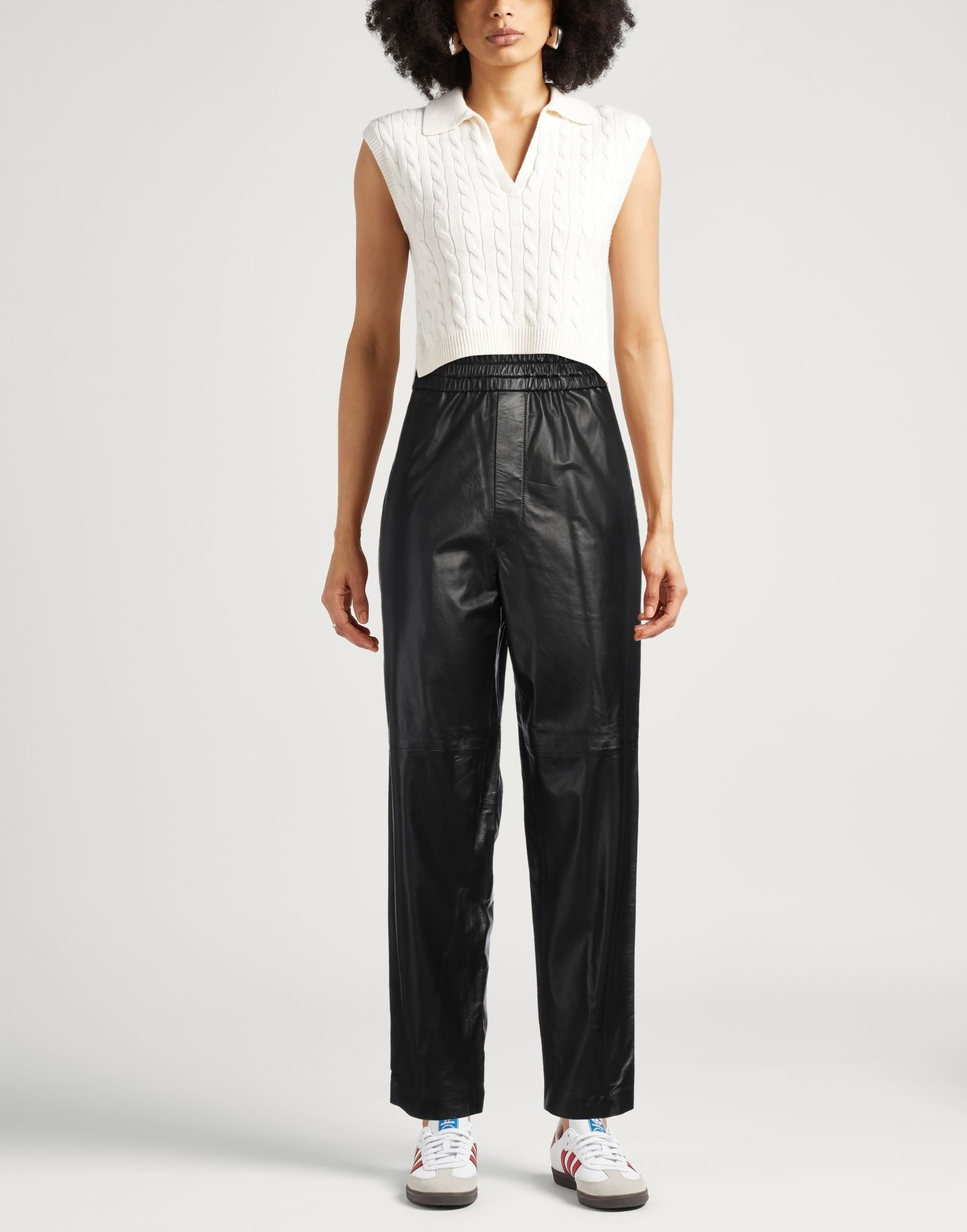 Black Women's Casual Pants - 2