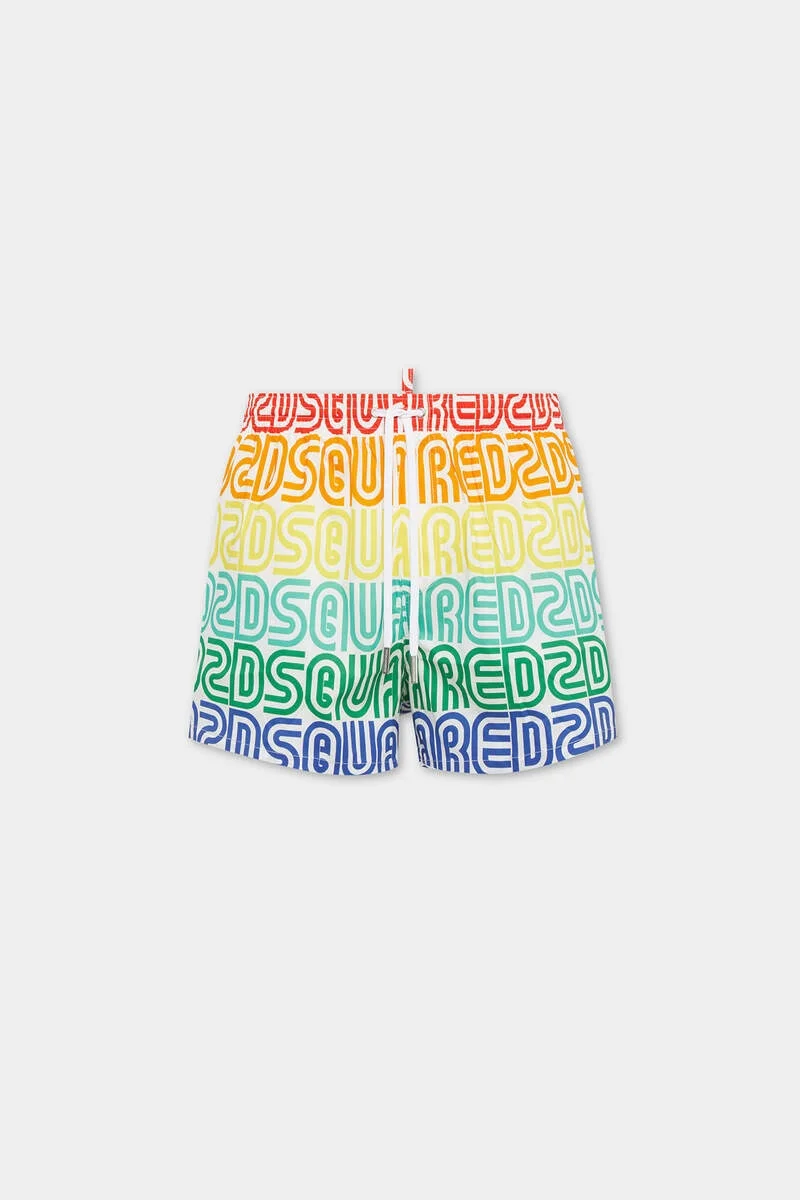 ALLOVER LOGO MIDI SWIM BOXER - 1