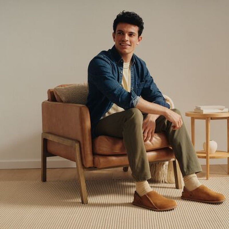 BIRKENSTOCK Lutry Suede Clog - Men's outlook