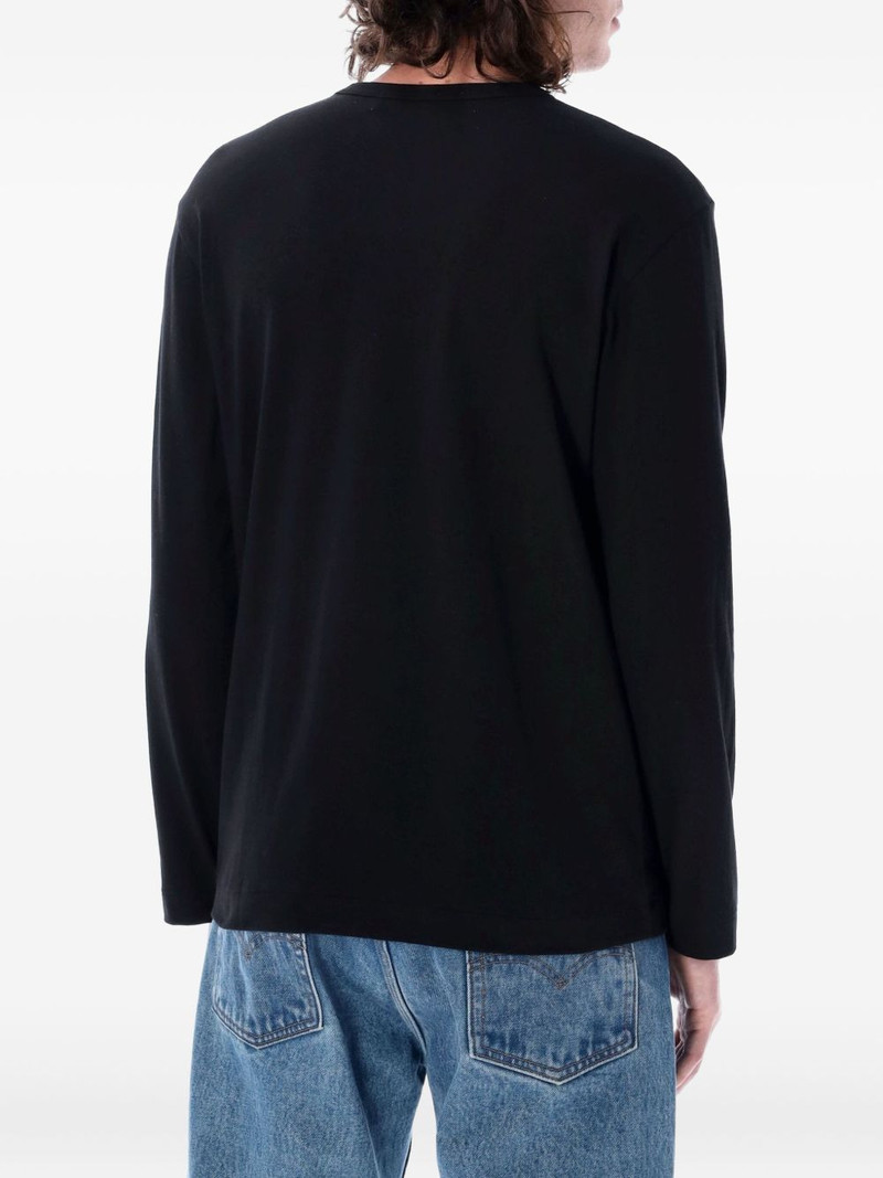 Comme des Garçons PLAY heart-motif long-sleeve T-shirt outlook