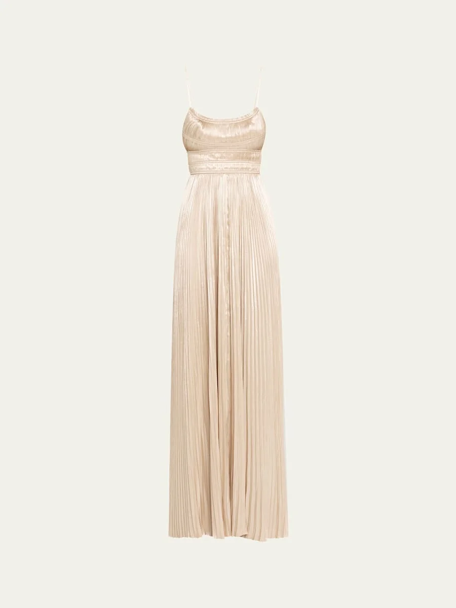 The Reine Pleated Gown - 1