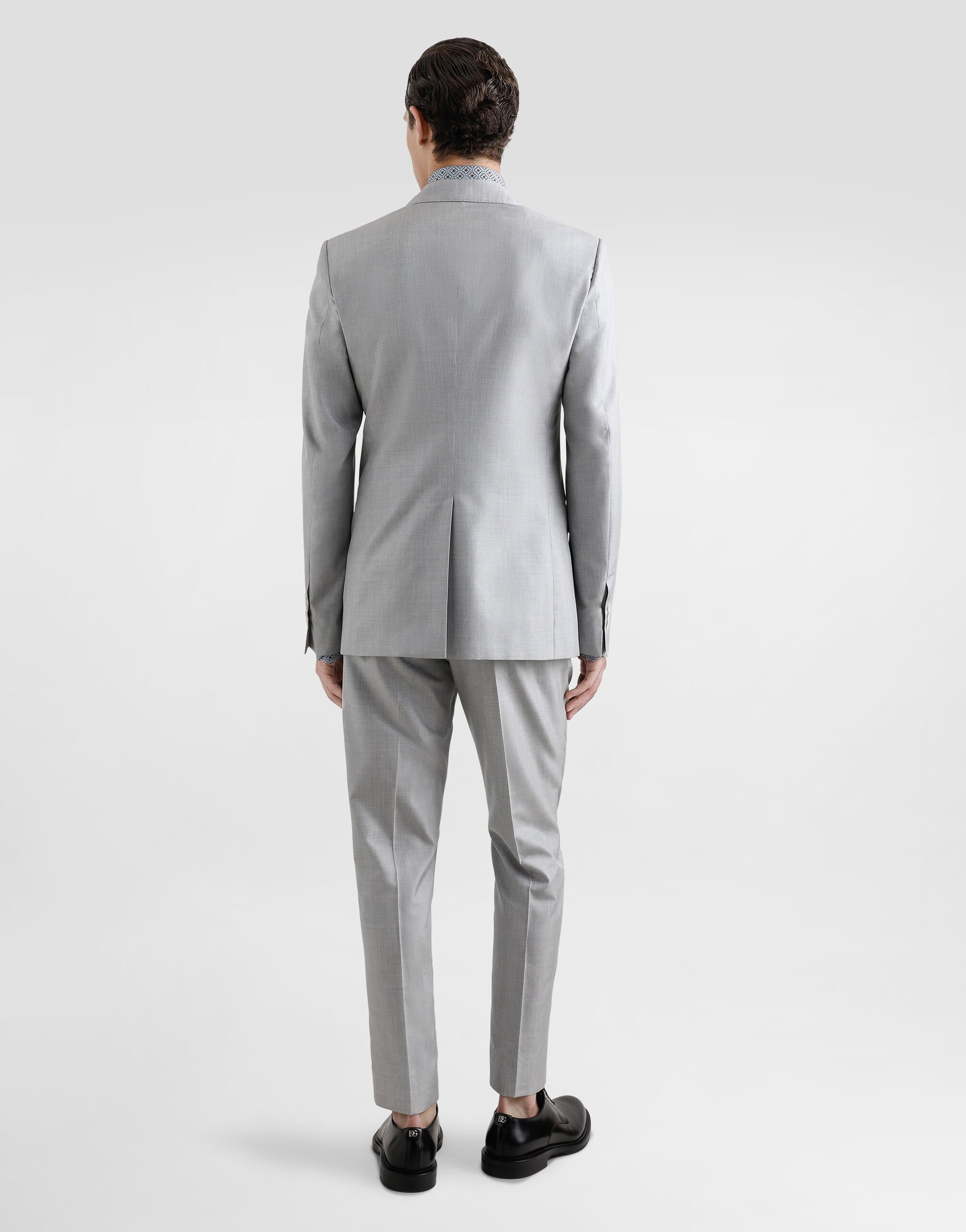 Deconstructed single-breasted silk suit - 3