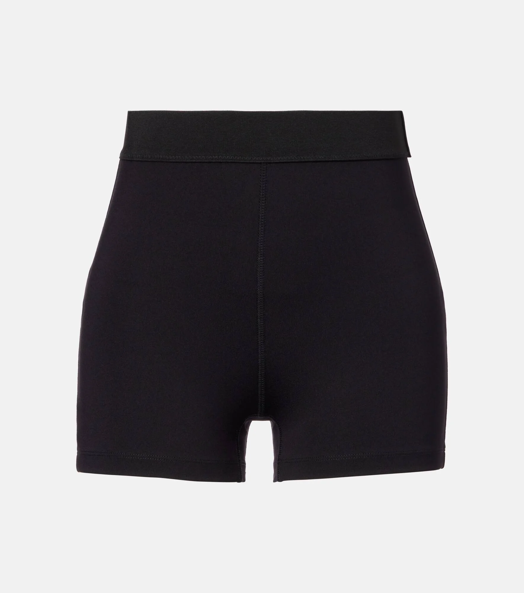 High-rise jersey shorts - 1