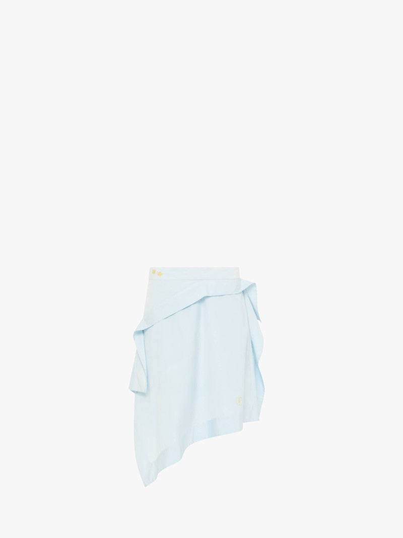 SQUARE DRAPE ASYMMETRIC SKIRT - 1