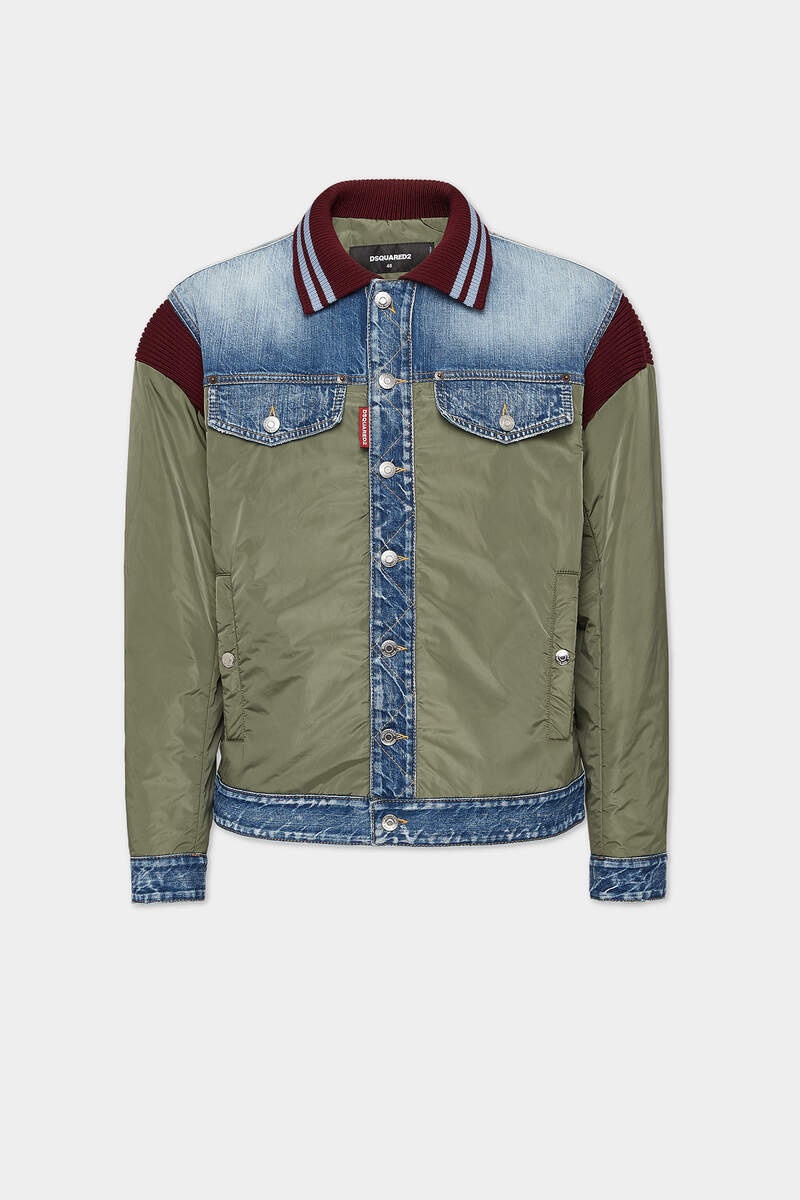 VARSITY DENIM JACKET - 1