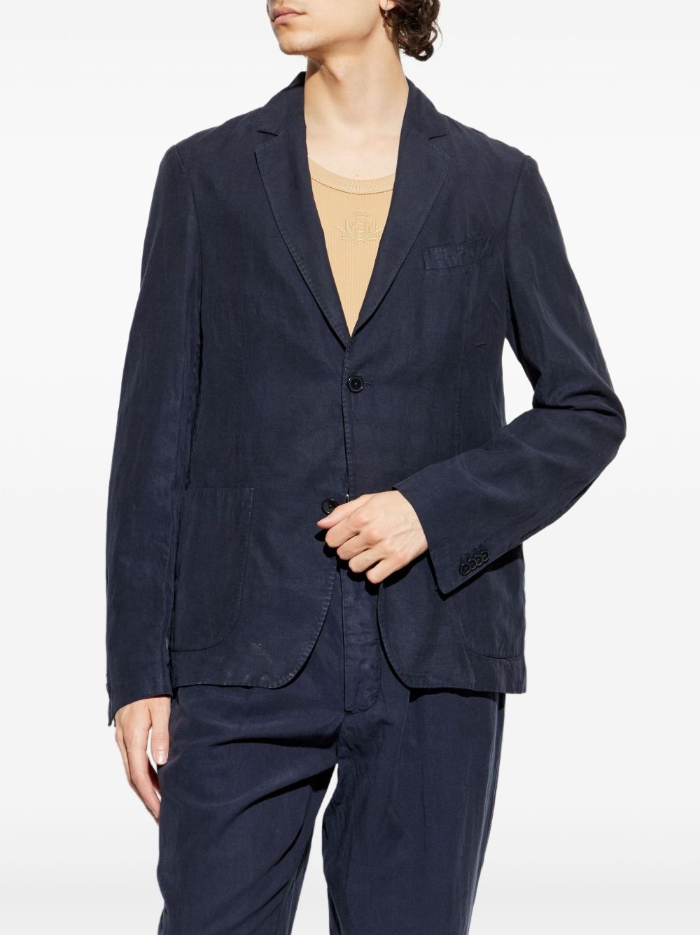 single-breasted blazer - 3