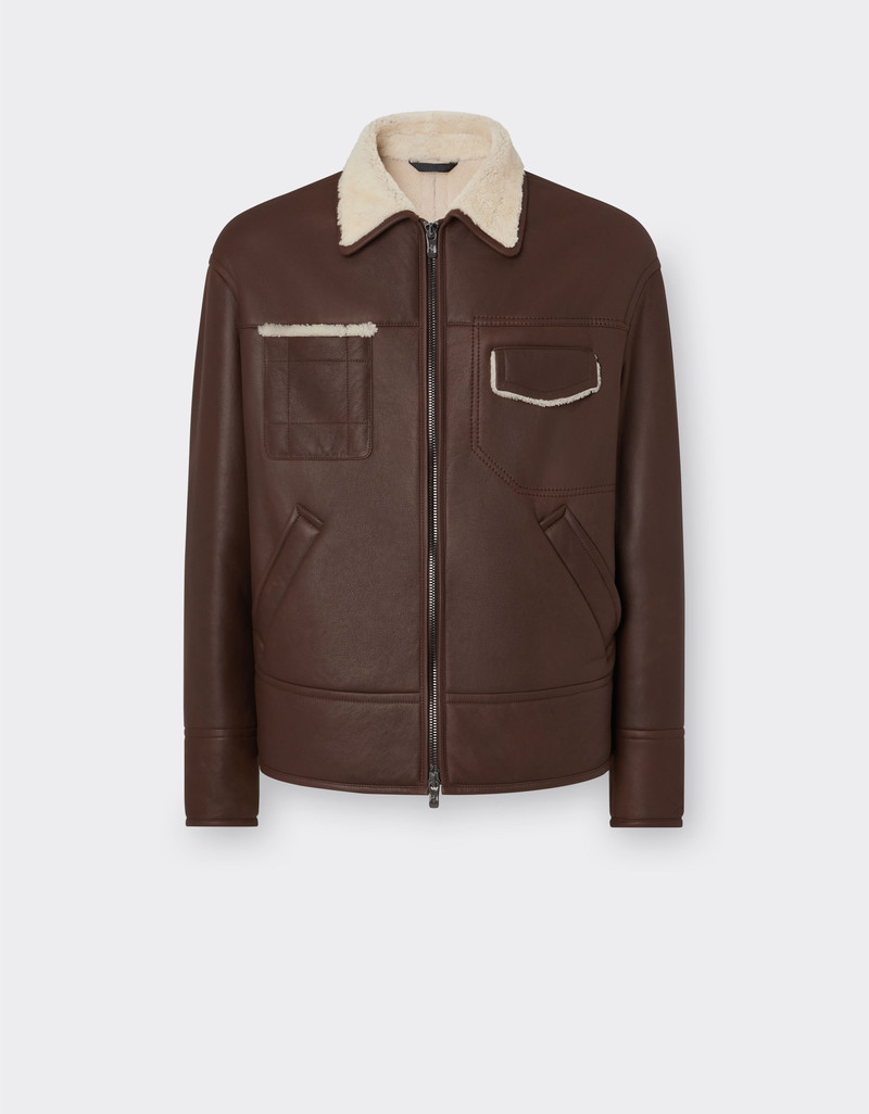 Shearling bomber jacket 1