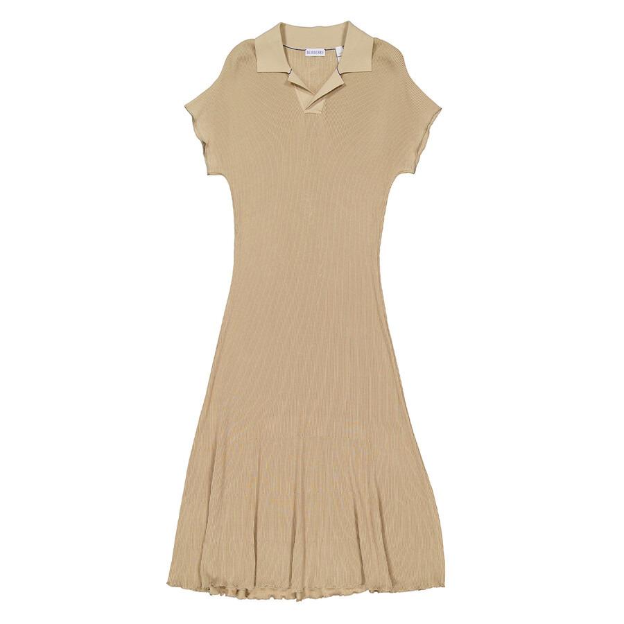 Burberry Stretch Design Polo Collar Dress - 5