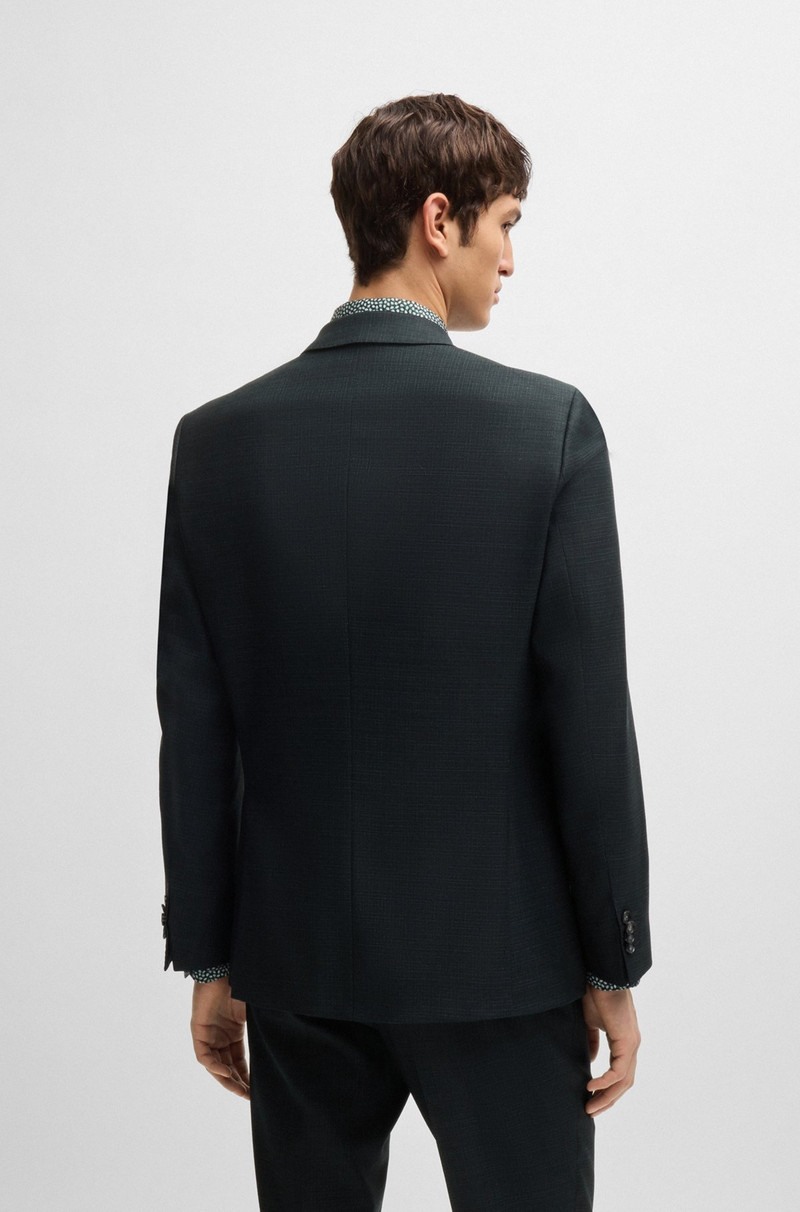 BOSS SLIM-FIT SUIT IN MICRO-PATTERNED STRETCH WOOL outlook