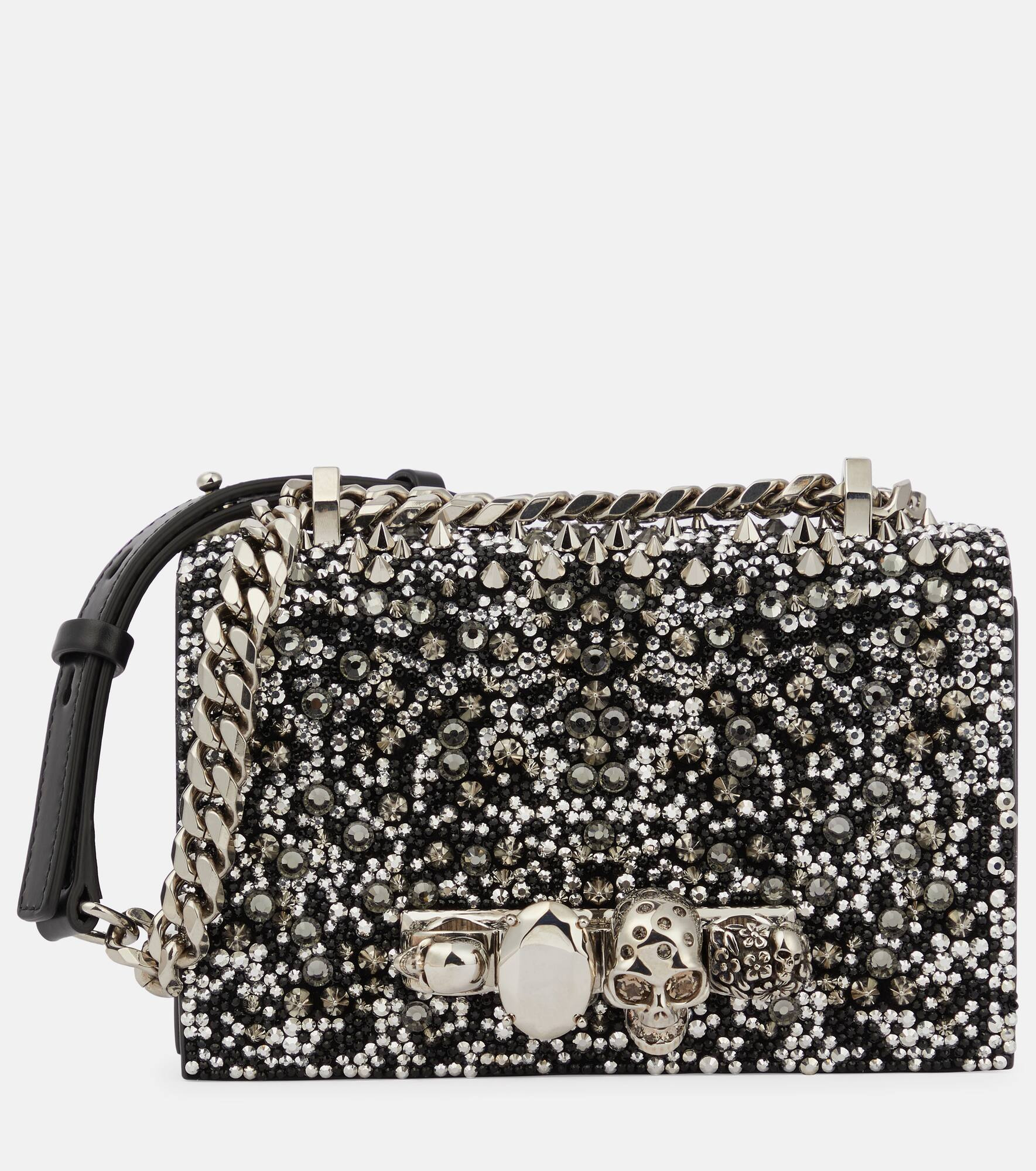 Jewelled Satchel Mini embellished crossbody bag - 1