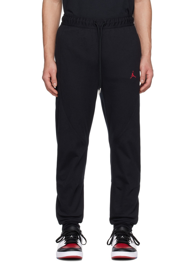 Black Essentials Warm Up Sweatpants - 1