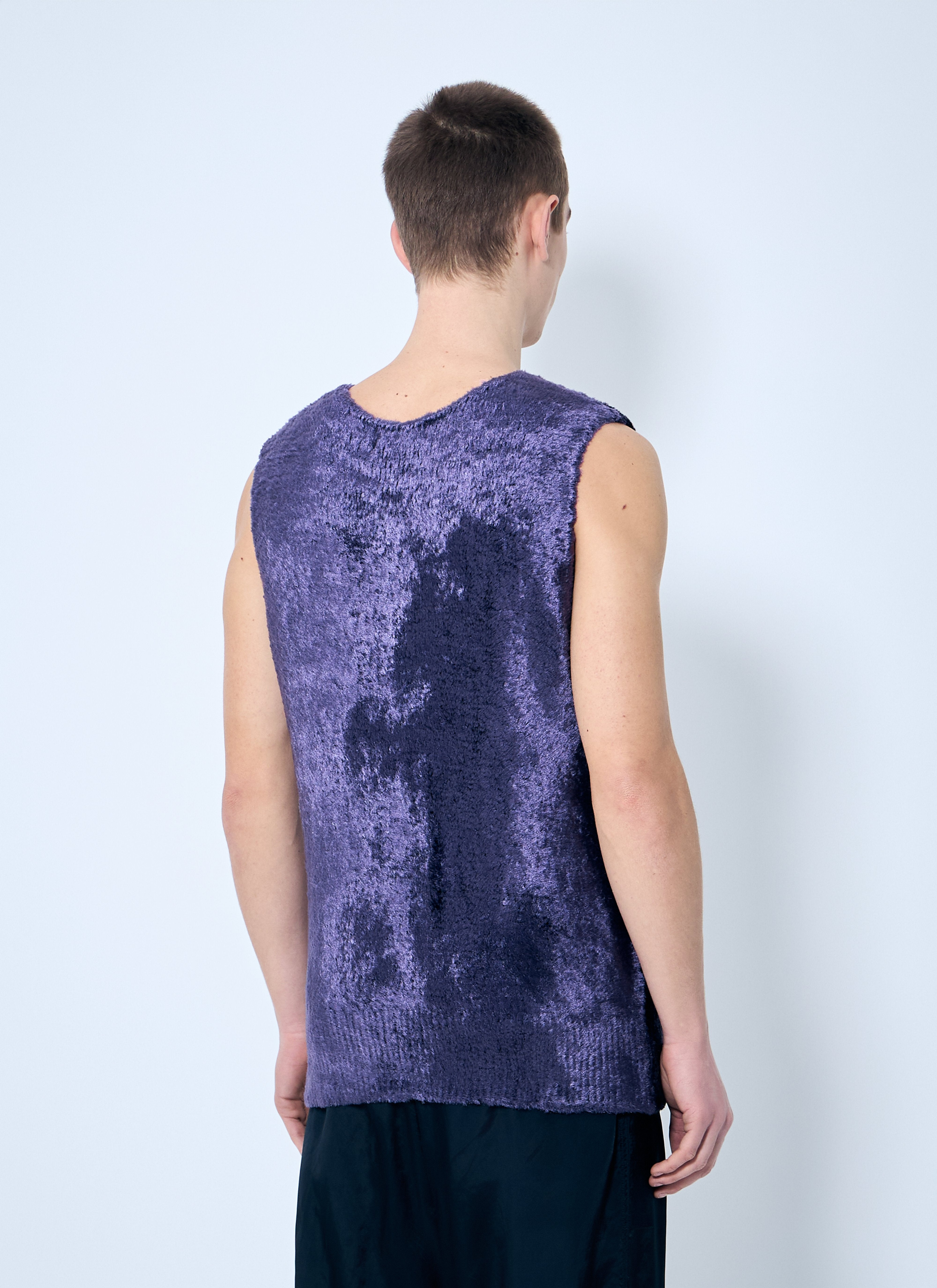Dries Van Noten Men Fluffy Knit Top - 4