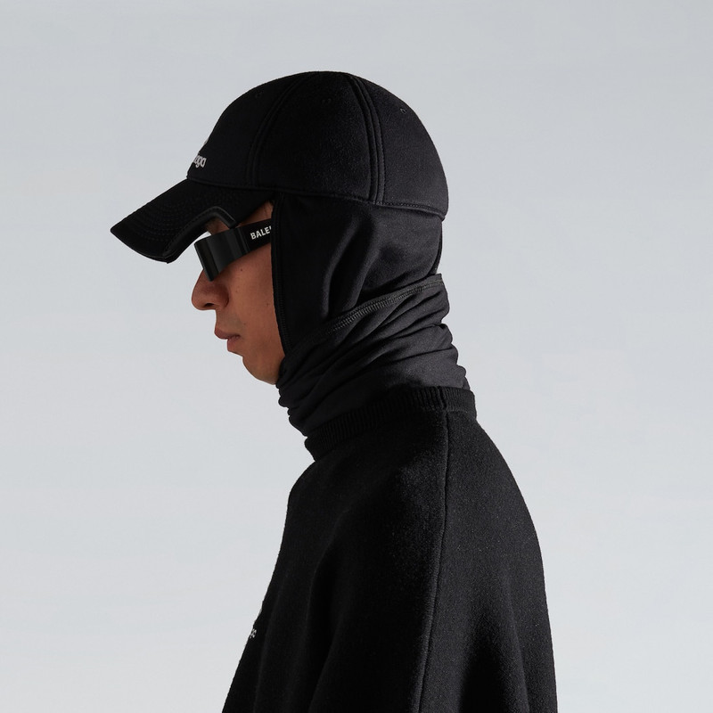 Men's Hybrid Cap in Black 6