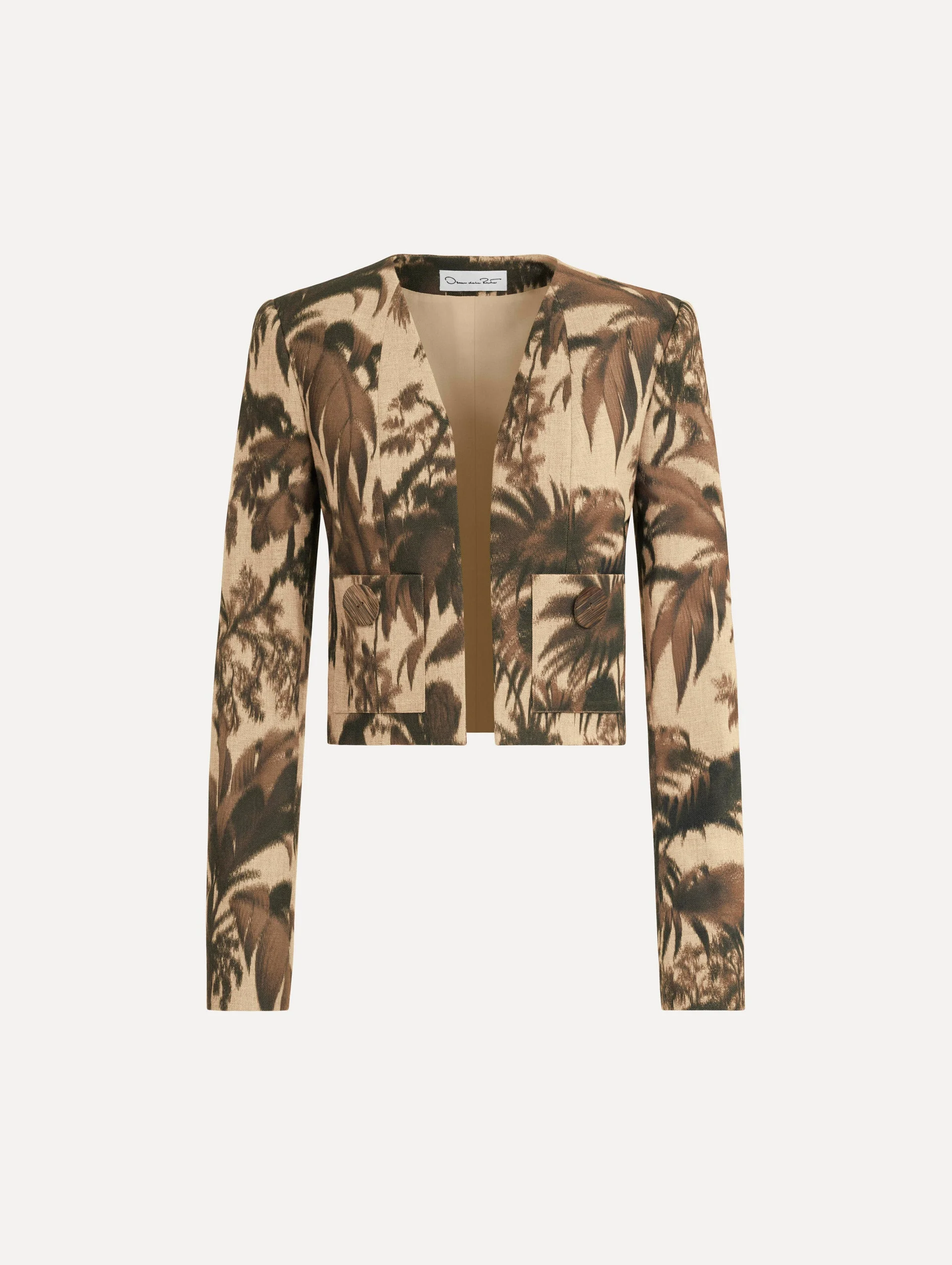 CHINÉ PALM LEAVES JACKET - 1