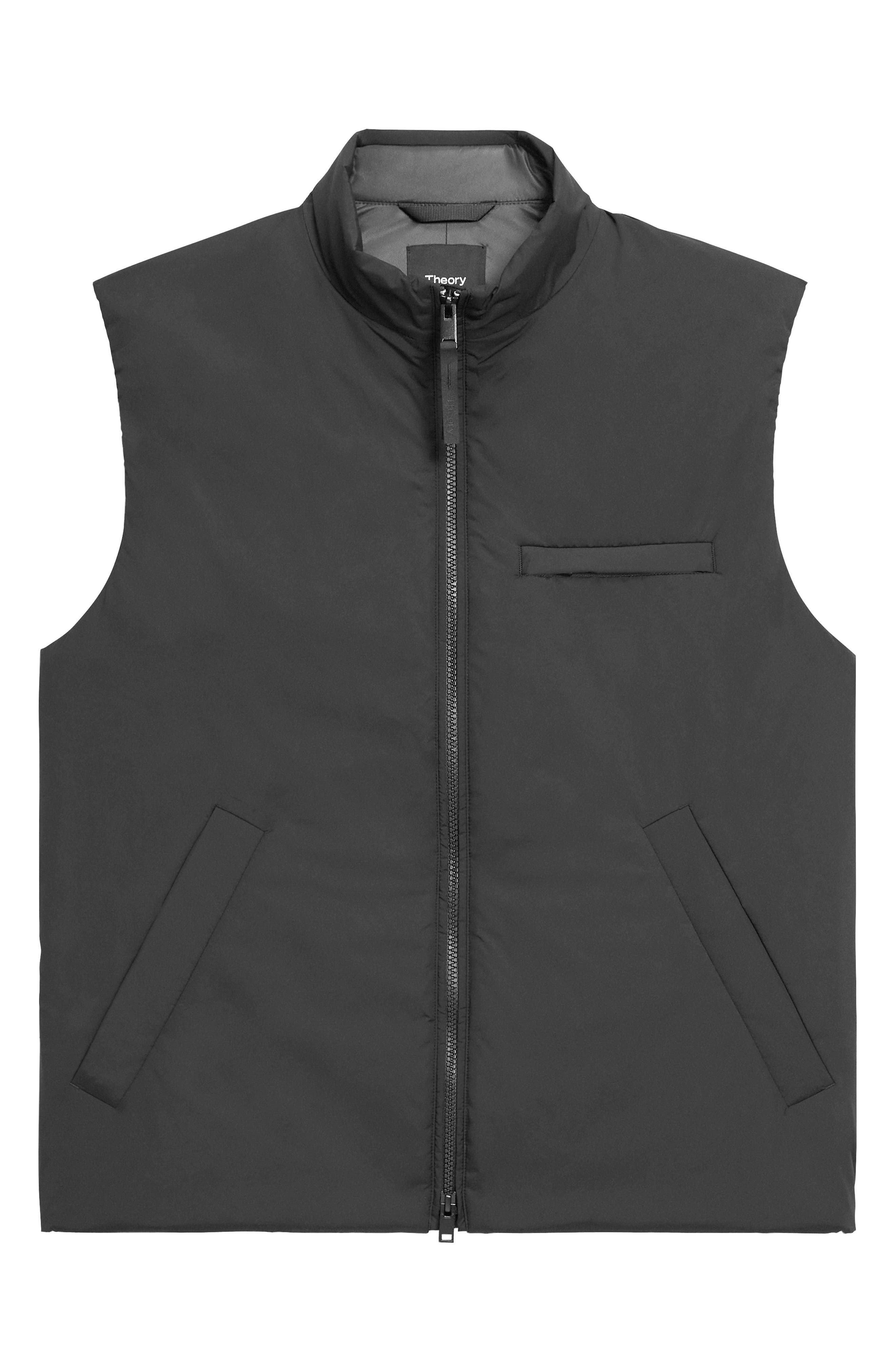 Theory Layering Motion Vest in Black - 4