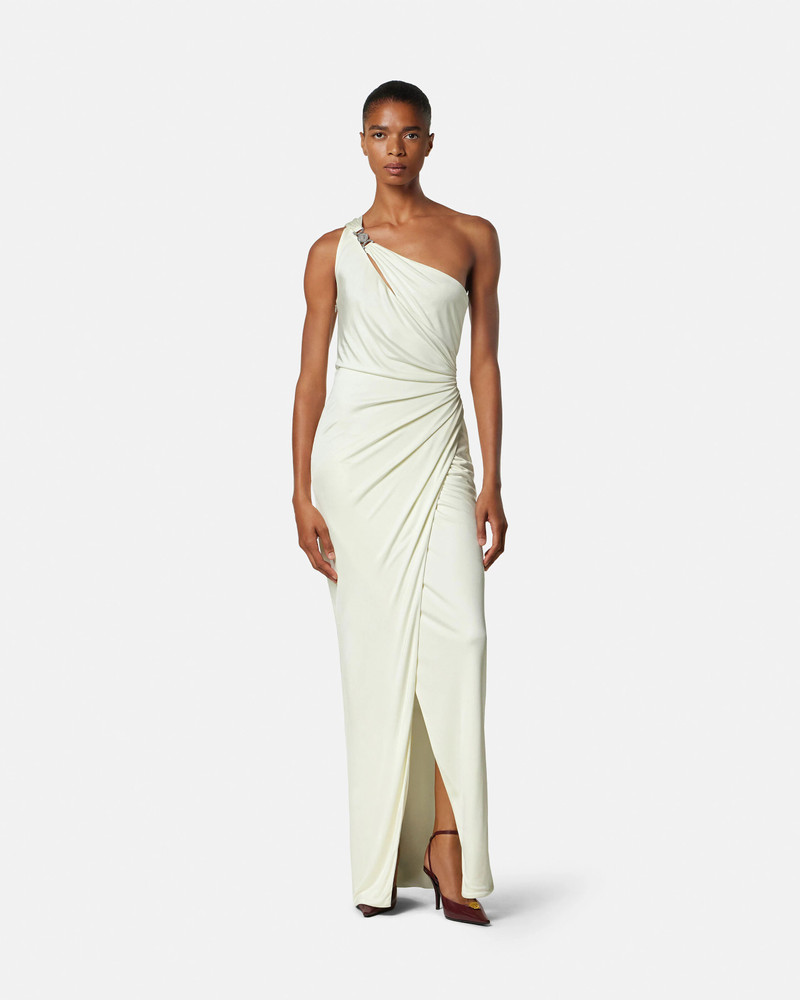 VERSACE Viscose-Jersey Draped Gown outlook