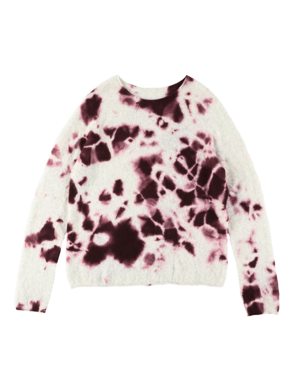 tie-dye crew-neck sweater - 1
