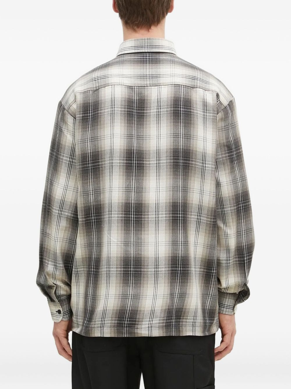 checked pocket shirt - 3