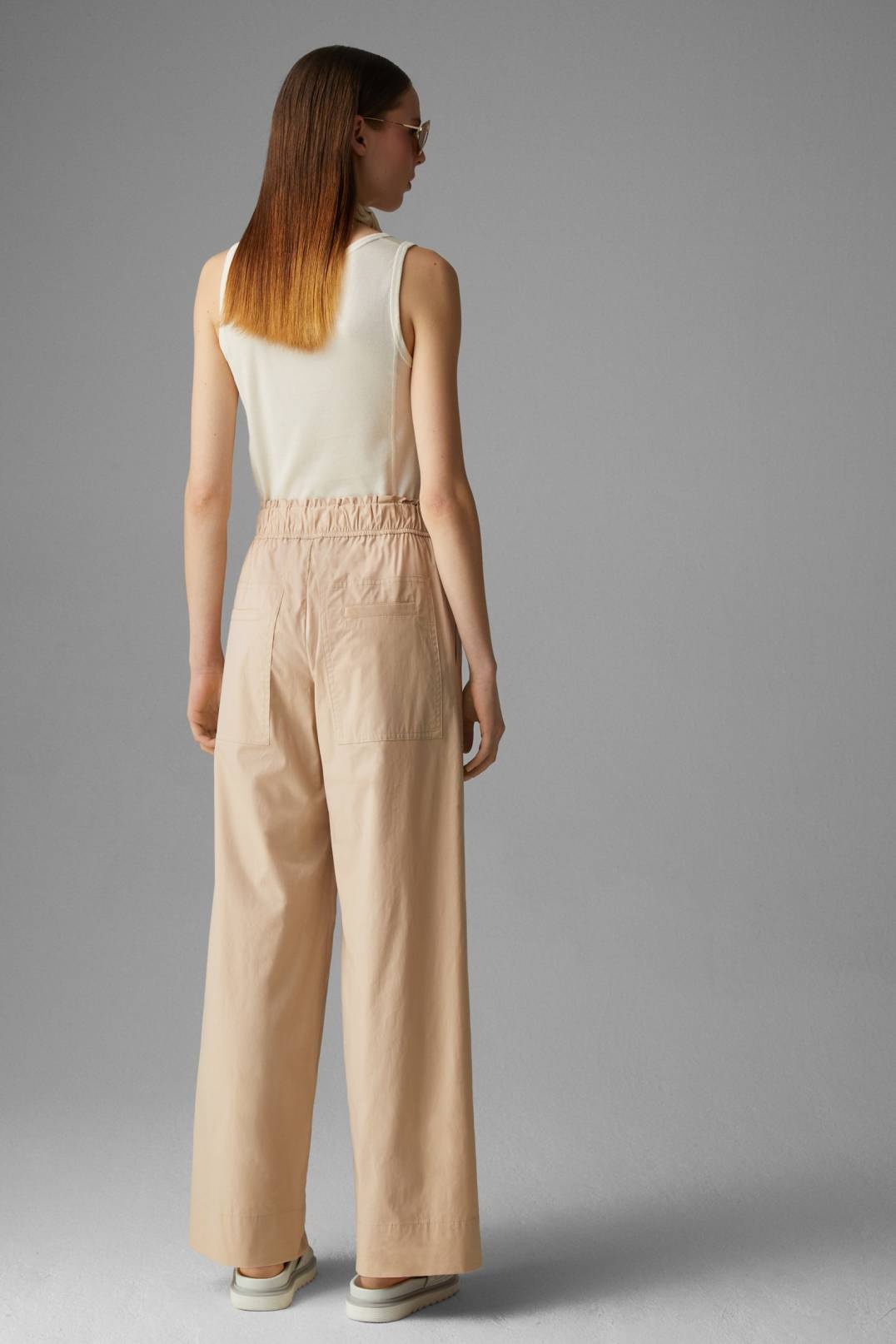 LUISA MARLENE TROUSERS IN BEIGE - 3