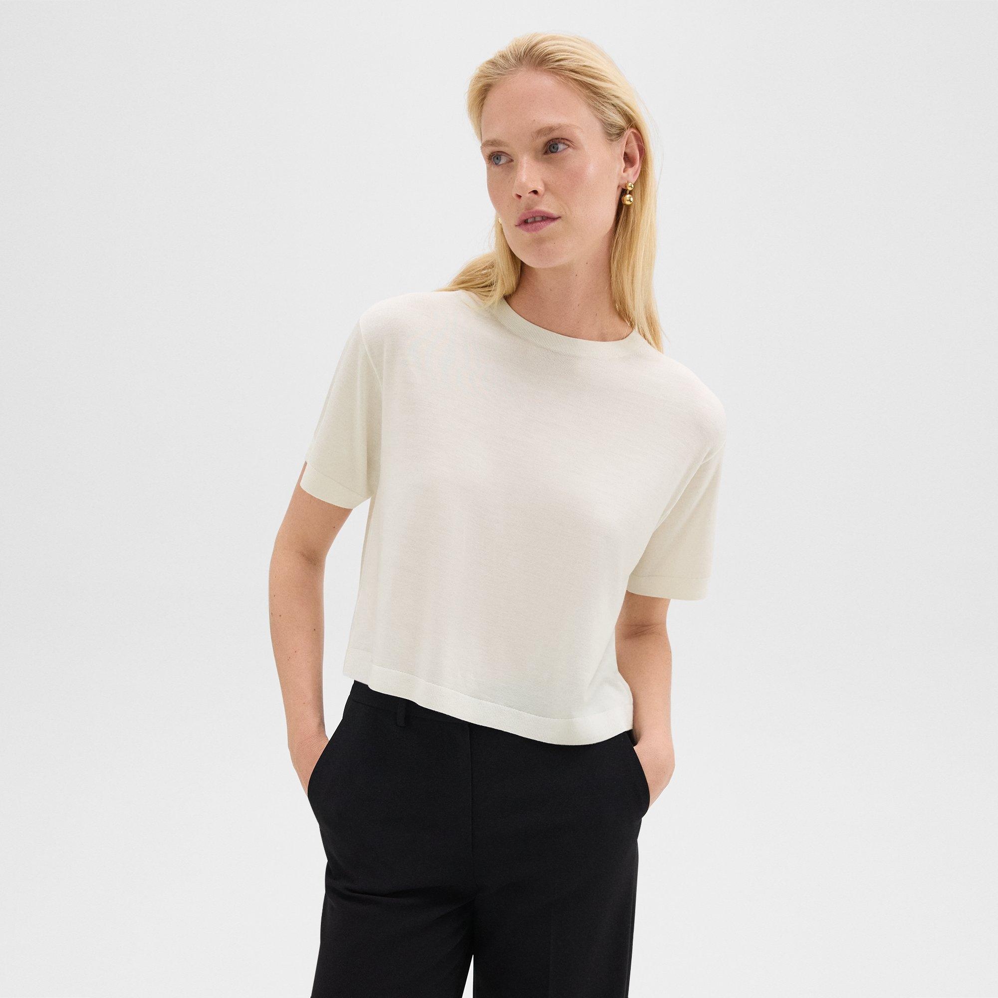 Boxy Tee in Regal Wool - 2