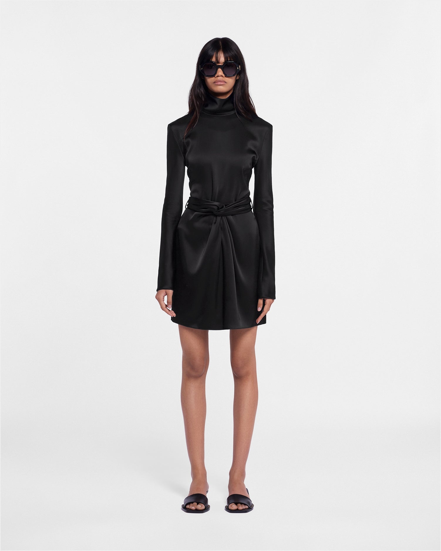 Slip Satin Mini Dress - 3