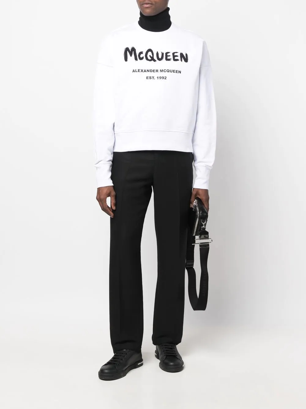 logo-print oversized sweatshirt - 2
