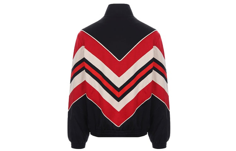 GUCCI Gucci Chevron Track Jacket 'Multicolor Black' 575762-XJBBE-1315 outlook