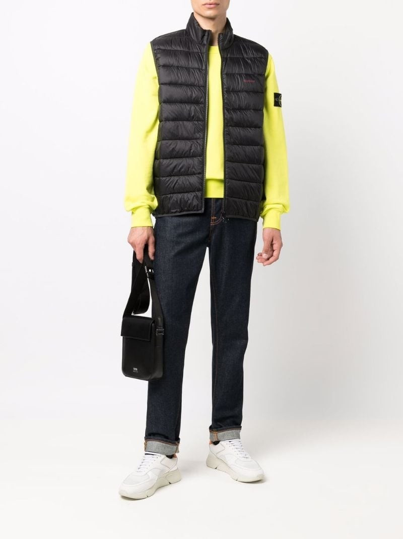 Barbour padded logo gilet outlook