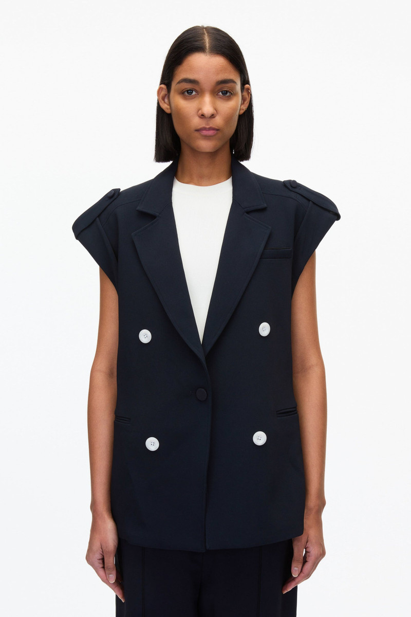 3.1 Phillip Lim Cocoon Tailored Vest with Rolled Sleeve outlook