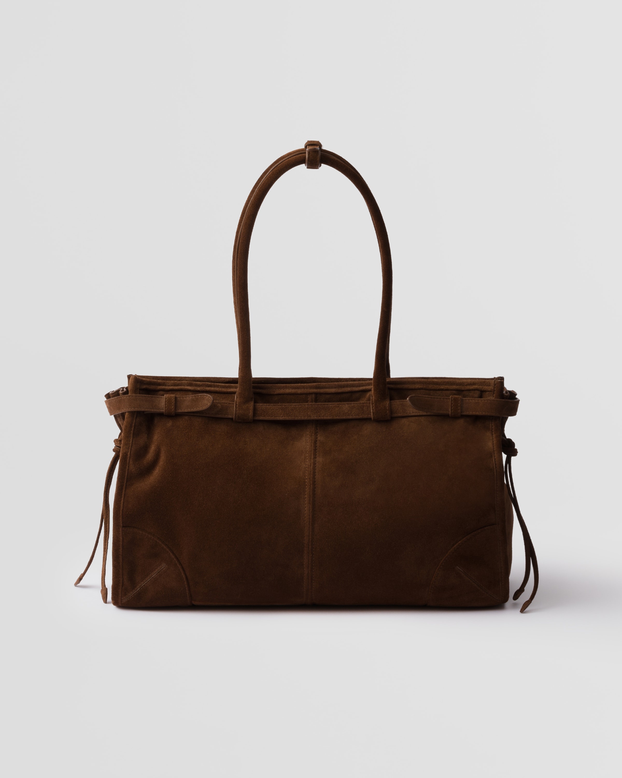 Large suede handbag - 4