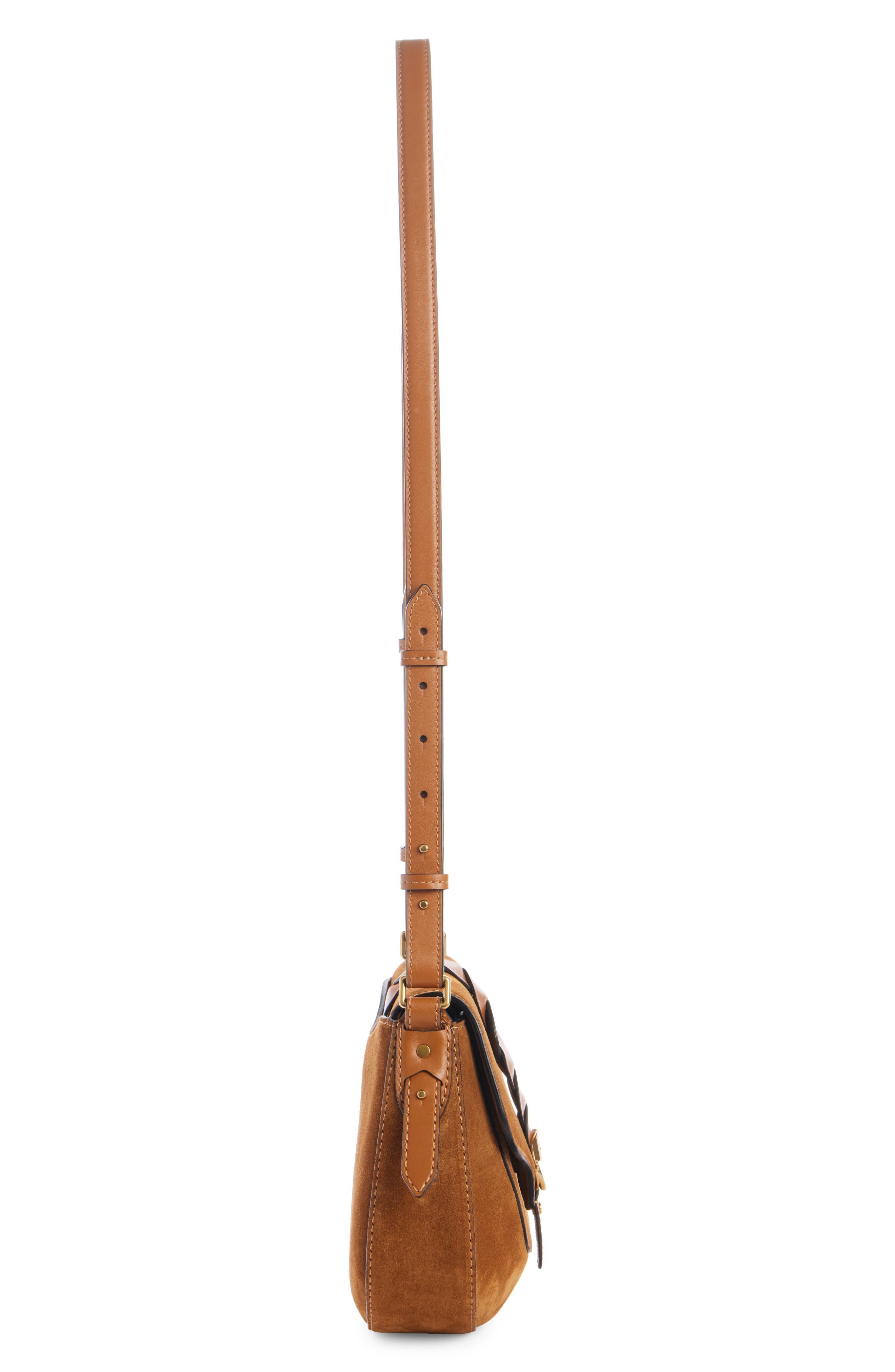 Isabel Marant Small Altay Suede Shoulder Bag in Cognac at Nordstrom - 5
