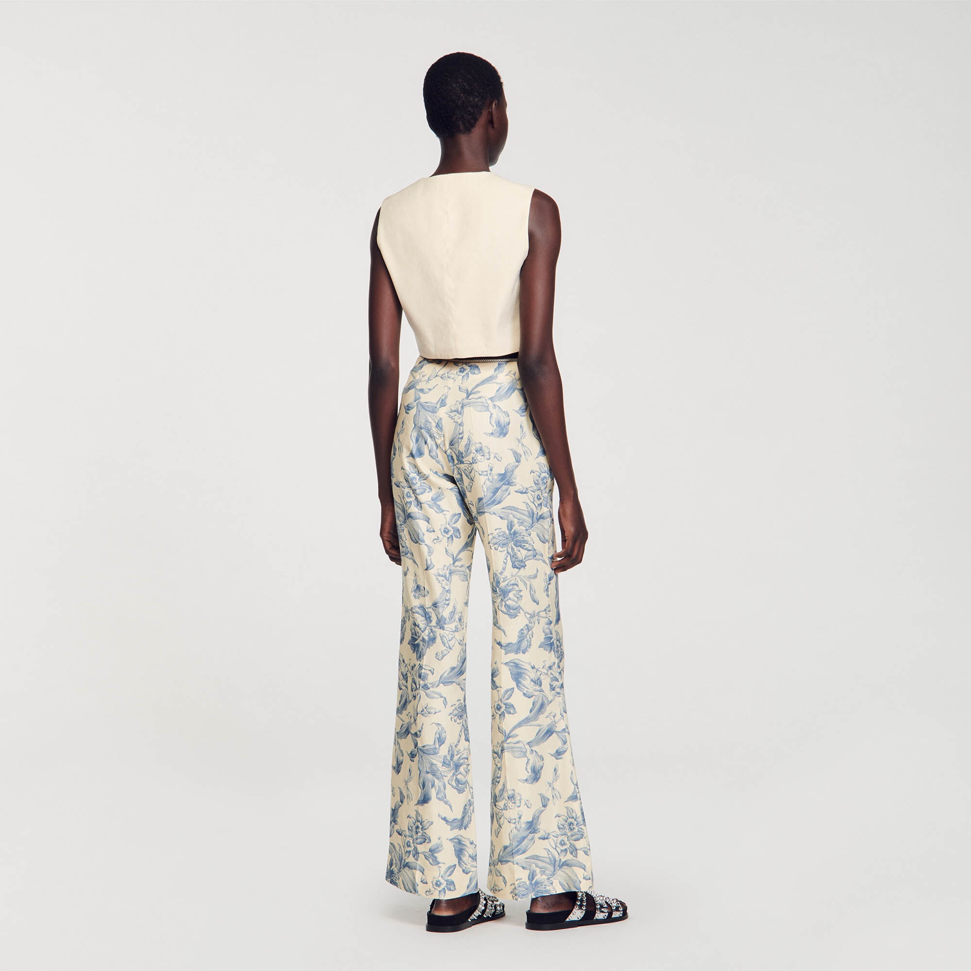 FLOWER PRINT TROUSERS - 6