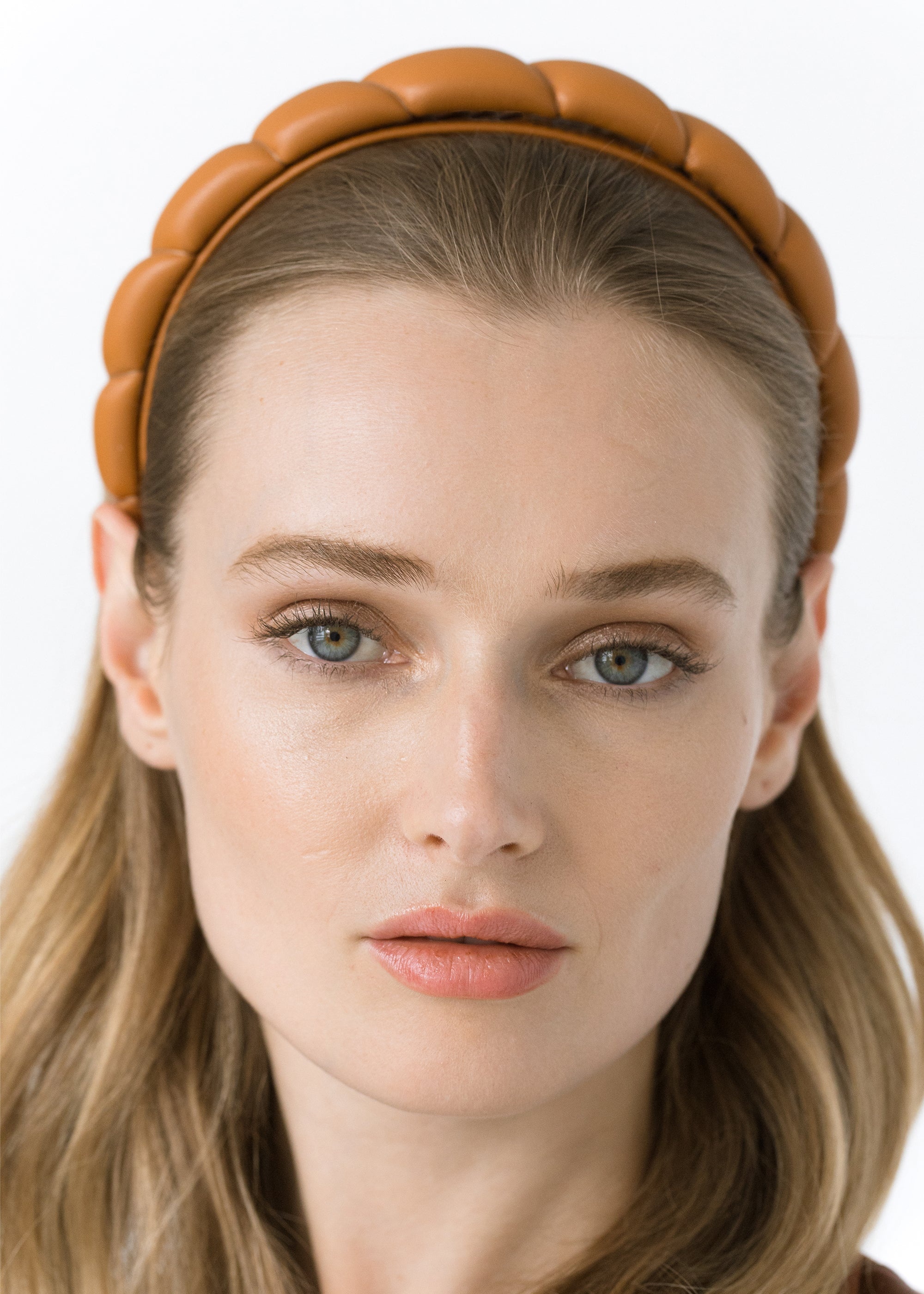 Hadley Quilted Leather Headband - 2