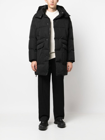 EMPORIO ARMANI hooded padded down coat outlook