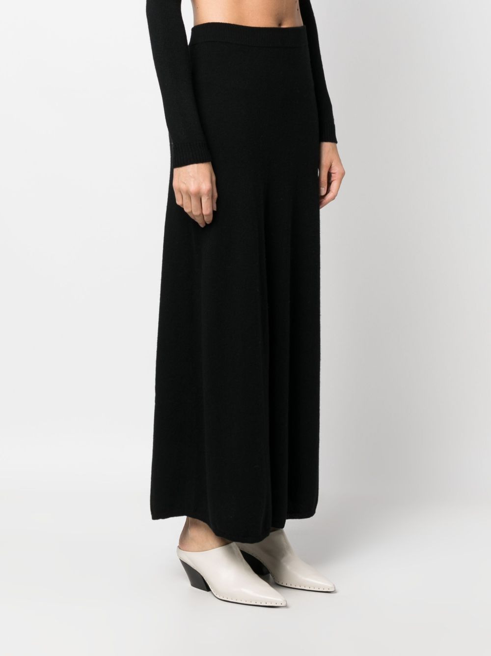 wool maxi skirt - 3