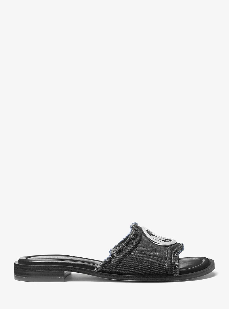 Hannah Denim Slide Sandal - 1