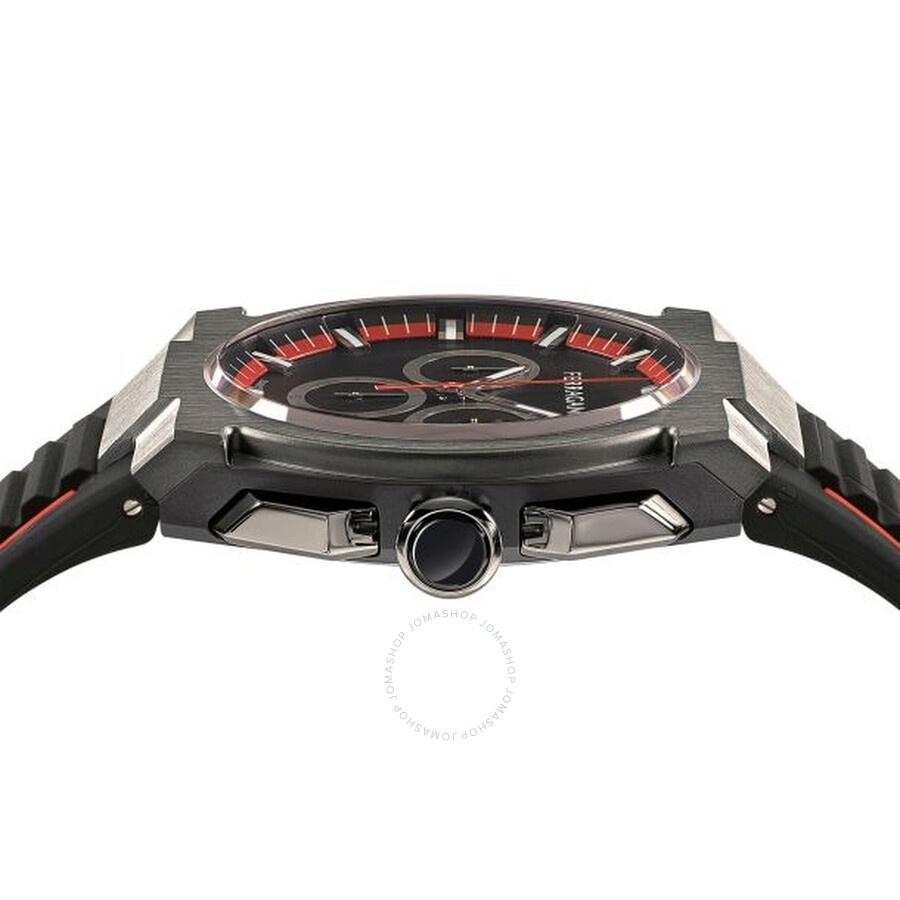 Ferragamo Edge Chronograph Quartz Black Dial Men's Watch SFK200323 - 2