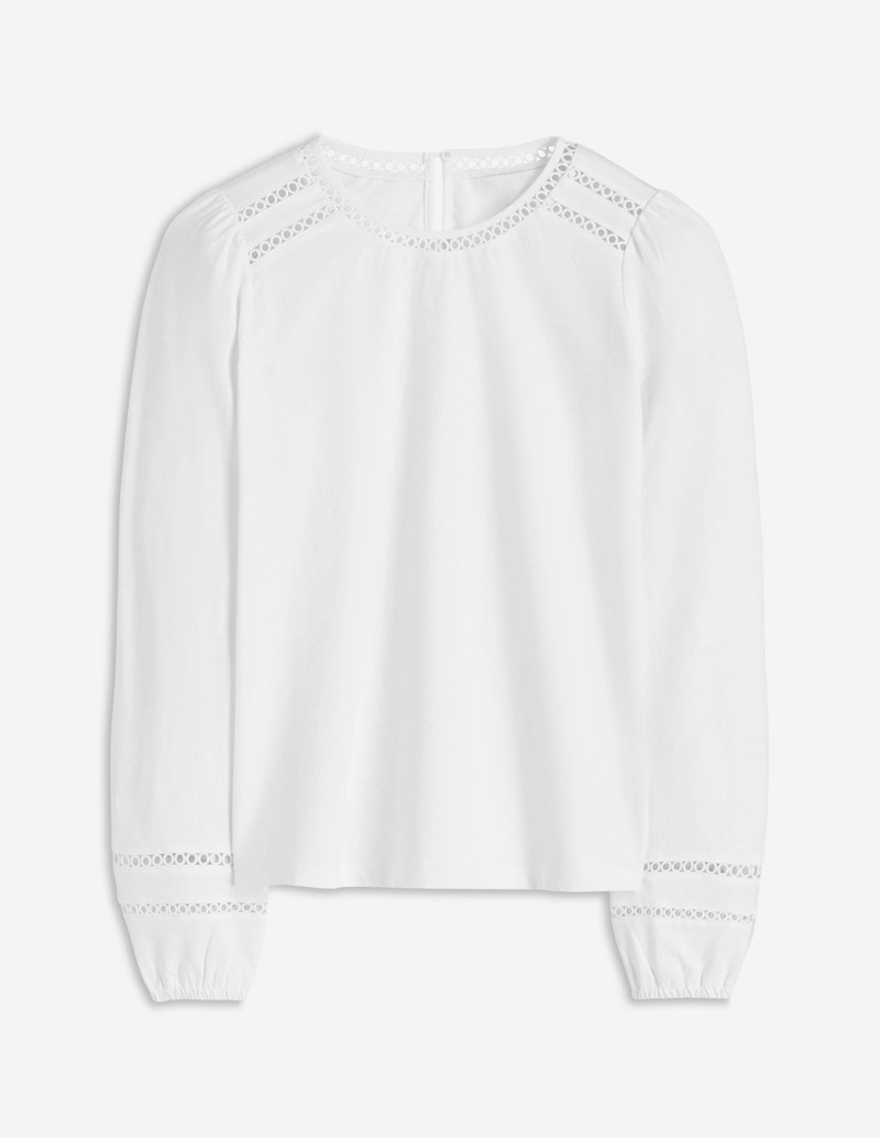 Flo Trim Detail Top-White 1